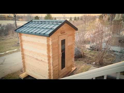 Load and play video in Gallery viewer, Canadian Timber Granby Sauna