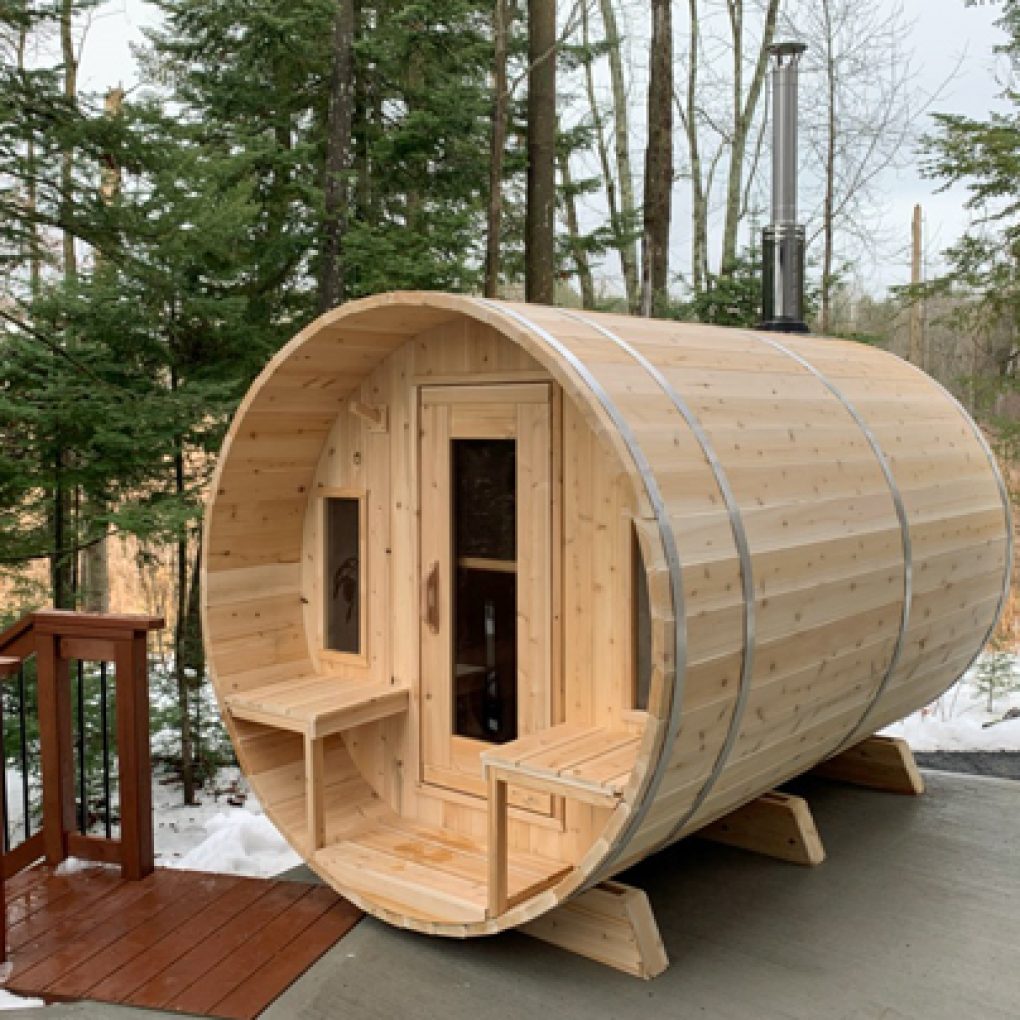 Canadian Timber Tranquility  Barrel Sauna
