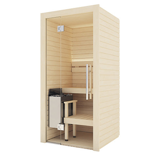 Auroom Cala Mini Natural Aspen Indoor Sauna Kit