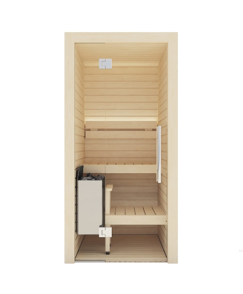 Auroom Cala Mini Natural Aspen Indoor Sauna Kit