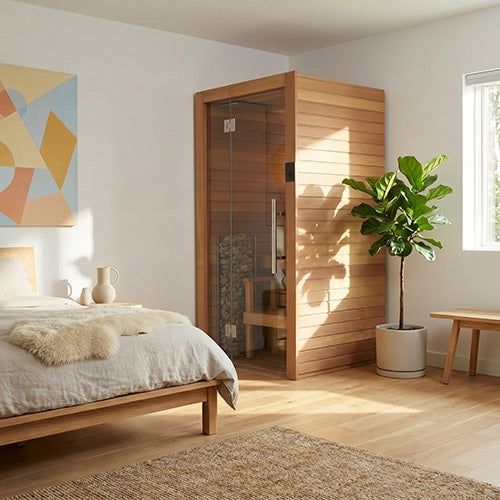 Auroom Cala Mini Thermo-Aspen Indoor Sauna Kit