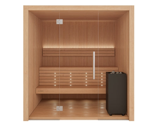 Auroom Libera Glass Indoor Home Sauna Kit