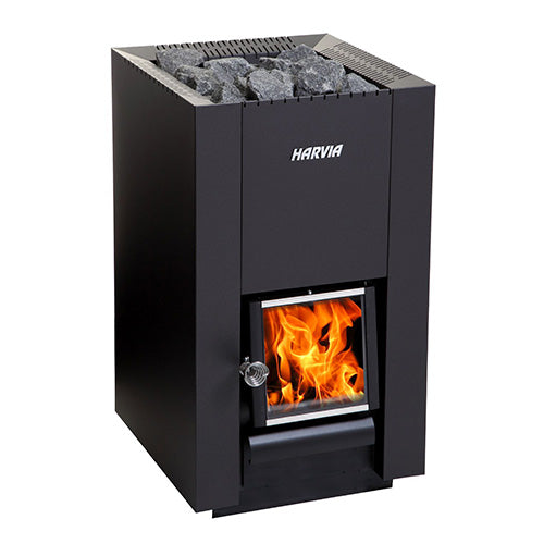 Linear Series 14.3kW Compact Wood-Burning Sauna Stove