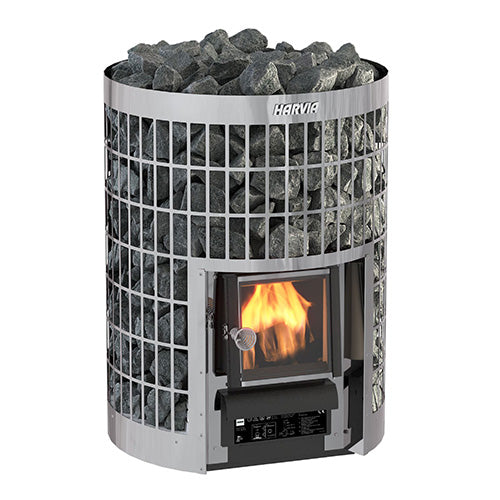 Cilindro Series 16kW Wood-Burning Sauna Stove