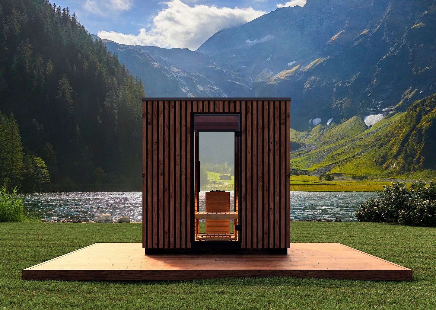 Auroom Garda Natural Outdoor Sauna Cabin